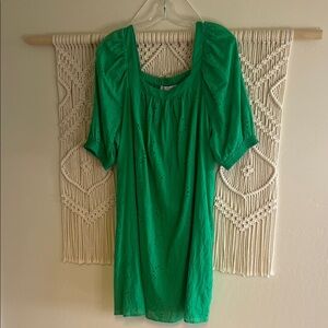 Green Short Sleeve dress